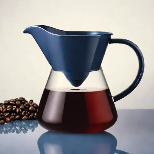 A turbidity-graded steeping jar, photographed against a plain background