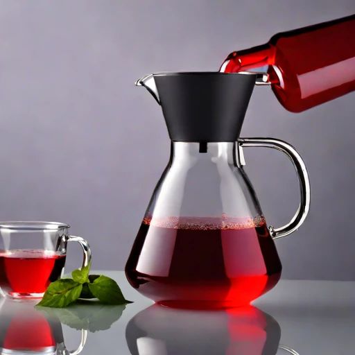 A turbidity-graded steeping jar, photographed against a plain background