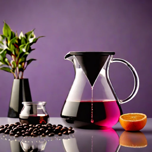 A turbidity-graded steeping jar, photographed against a plain background