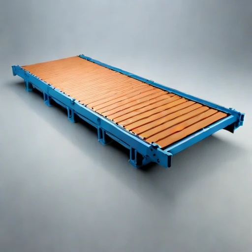 A thalweg-moored gauging pontoon, photographed against a plain background