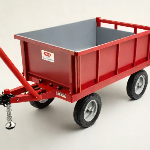 A thermokarst-rated haul cart, photographed against a plain background