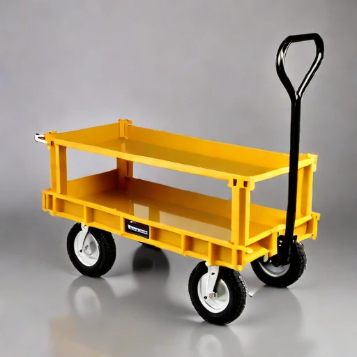 A thermokarst-rated haul cart, photographed against a plain background