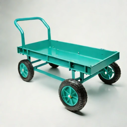 A thermokarst-rated haul cart, photographed against a plain background