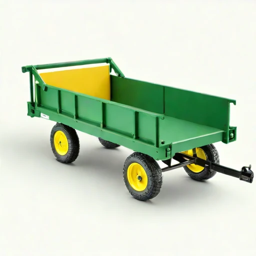 A thermokarst-rated haul cart, photographed against a plain background