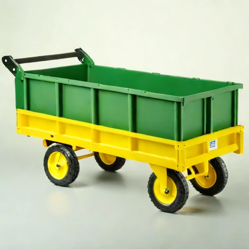 A thermokarst-rated haul cart, photographed against a plain background