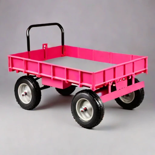 A thermokarst-rated haul cart, photographed against a plain background