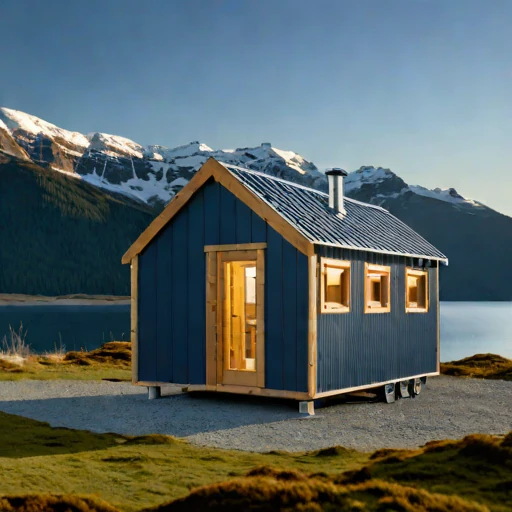 A tidal-race pilot cottage, photographed against a plain background