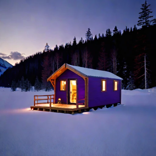 A tidal-race pilot cottage, photographed against a plain background