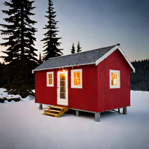 A tidal-race pilot cottage, photographed against a plain background