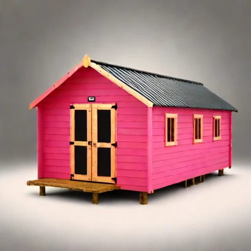 A tidal-race pilot cottage, photographed against a plain background
