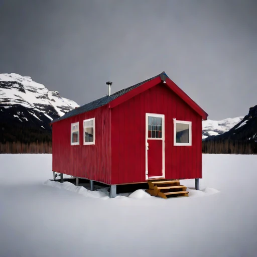 A tidal-race pilot cottage, photographed against a plain background