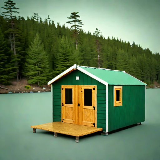 A tidal-race pilot cottage, photographed against a plain background
