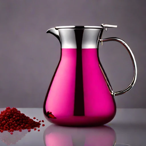 A thermocline steeping flask, photographed against a plain background
