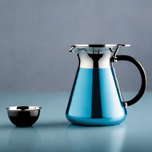 A thermocline steeping flask, photographed against a plain background