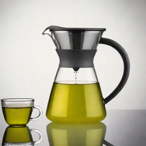 A thermocline steeping flask, photographed against a plain background