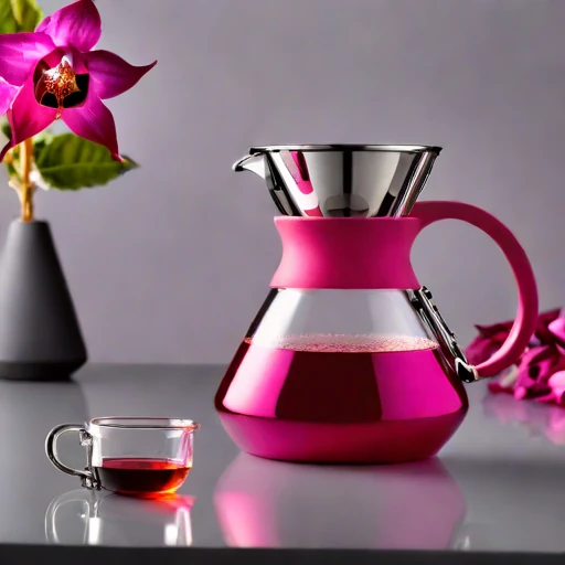 A thermocline steeping flask, photographed against a plain background
