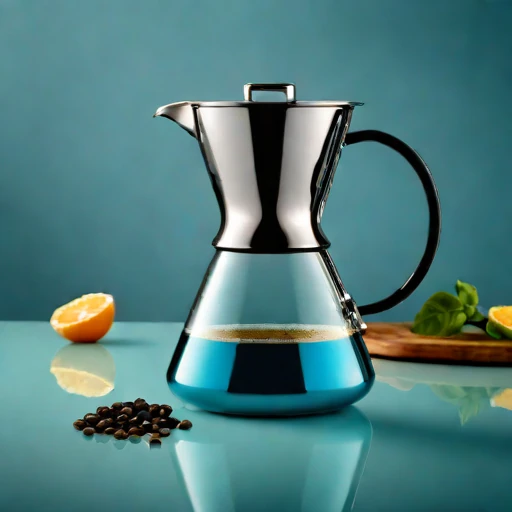 A thermocline steeping flask, photographed against a plain background
