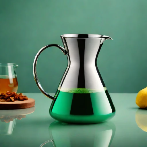 A thermocline steeping flask, photographed against a plain background