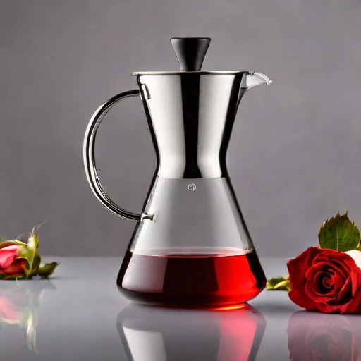 A thermocline steeping flask, photographed against a plain background