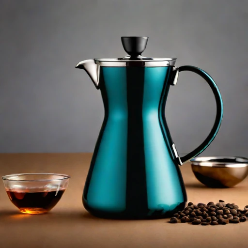 A thermocline steeping flask, photographed against a plain background