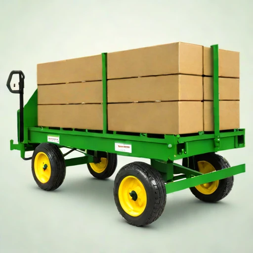 A till-surface haul cart, photographed against a plain background