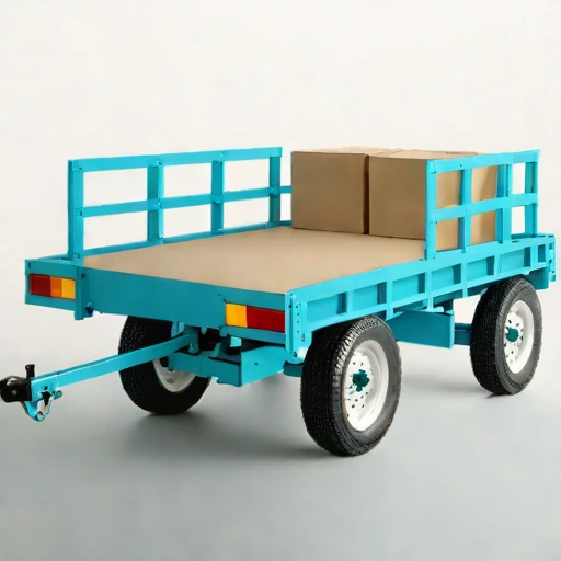 A till-surface haul cart, photographed against a plain background