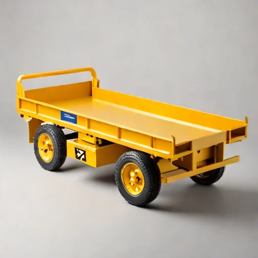 A till-surface haul cart, photographed against a plain background