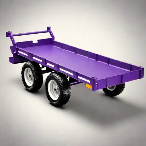 A till-surface haul cart, photographed against a plain background