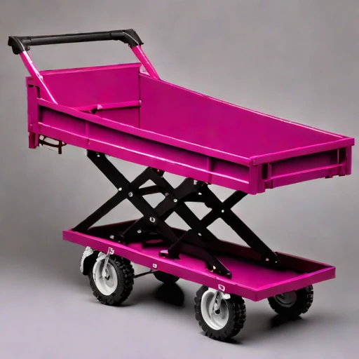 A till-surface haul cart, photographed against a plain background