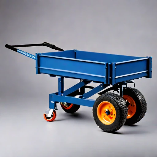 A till-surface haul cart, photographed against a plain background
