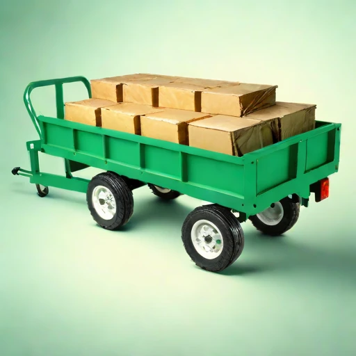 A till-surface haul cart, photographed against a plain background