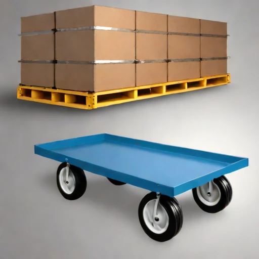 A till-surface haul cart, photographed against a plain background