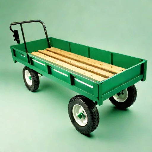 A till-surface haul cart, photographed against a plain background