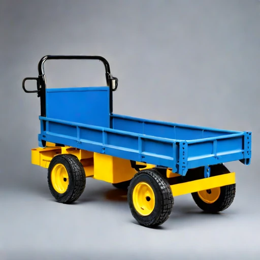 A till-surface haul cart, photographed against a plain background