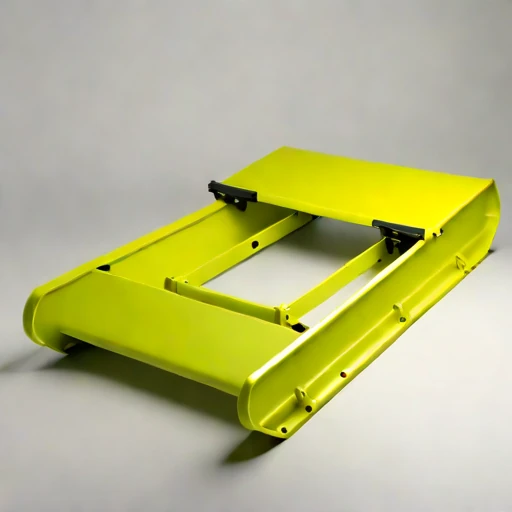 A tephra-slope load cradle, photographed against a plain background