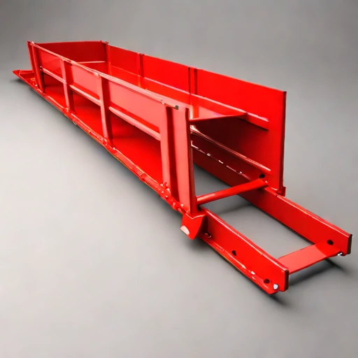 A tephra-slope load cradle, photographed against a plain background