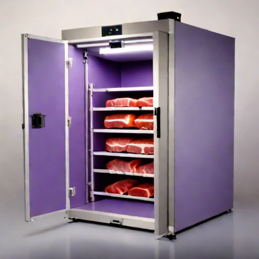 A thermokarst-stable meat locker, photographed against a plain background