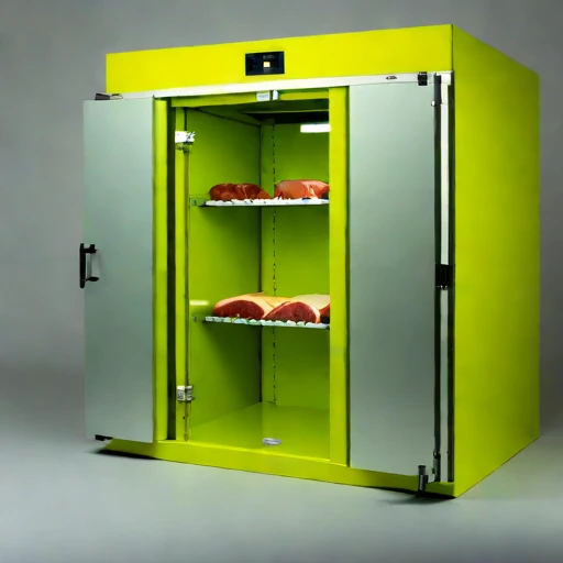 A thermokarst-stable meat locker, photographed against a plain background