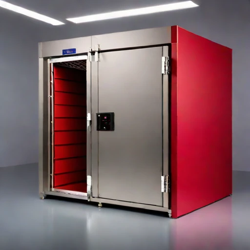 A thermokarst-stable meat locker, photographed against a plain background