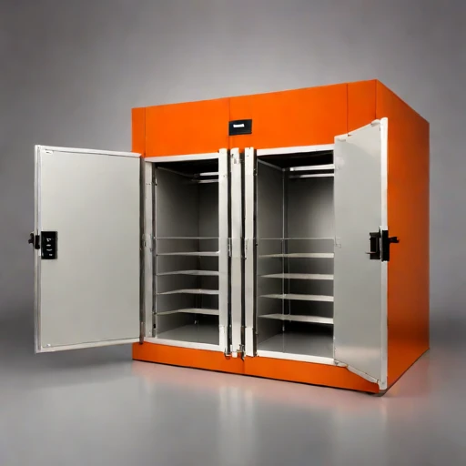 A thermokarst-stable meat locker, photographed against a plain background