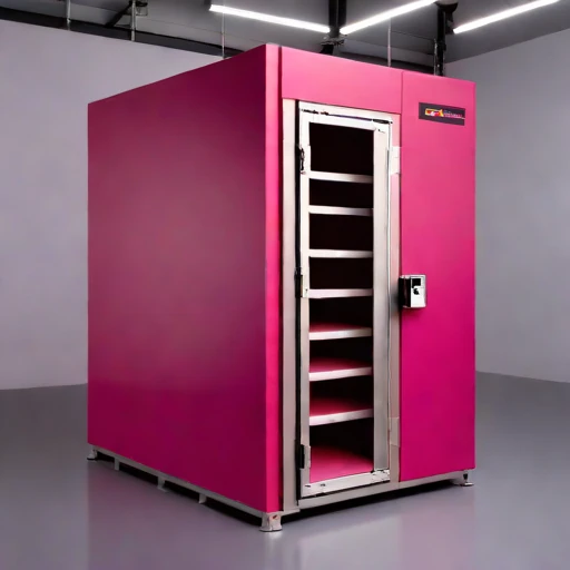 A thermokarst-stable meat locker, photographed against a plain background