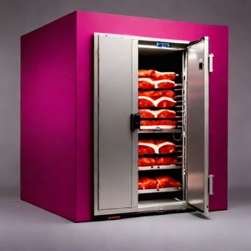 A thermokarst-stable meat locker, photographed against a plain background