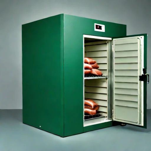 A thermokarst-stable meat locker, photographed against a plain background