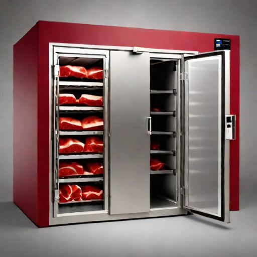 A thermokarst-stable meat locker, photographed against a plain background
