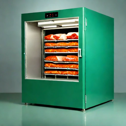A thermokarst-stable meat locker, photographed against a plain background