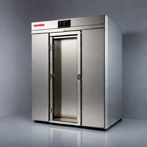 A thermokarst-stable meat locker, photographed against a plain background