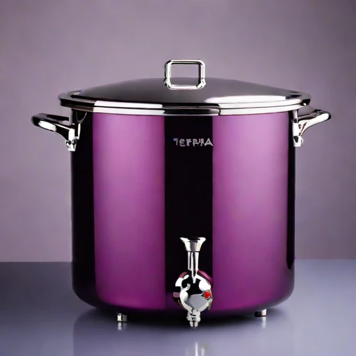 A tephra-tempered fermentation crock, photographed against a plain background