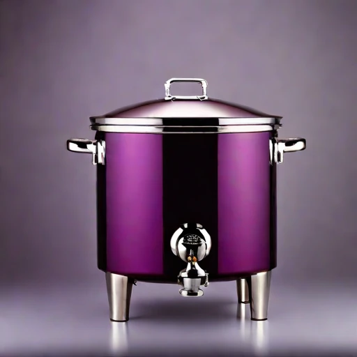 A tephra-tempered fermentation crock, photographed against a plain background
