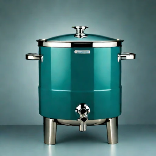 A tephra-tempered fermentation crock, photographed against a plain background
