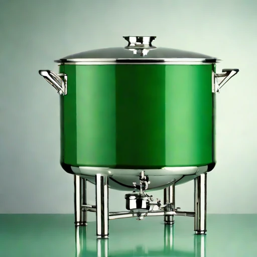 A tephra-tempered fermentation crock, photographed against a plain background